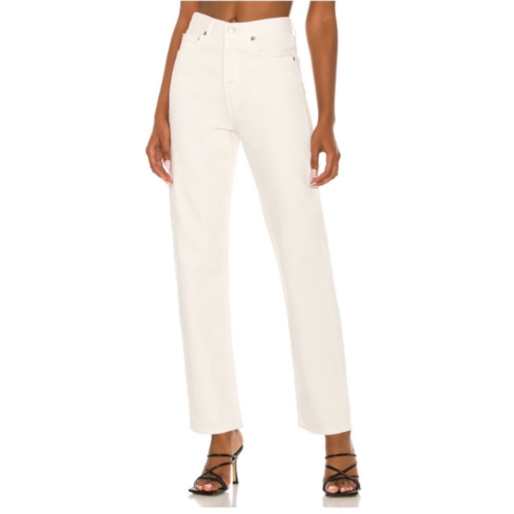 Agolde 90's Pinch Waist High Rise Straight Leg Size 26 in Drum